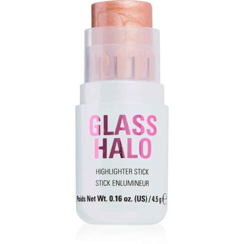 Revolution Glass Halo Highlighter Stick iluminator stick culoare Rose Glow 4.5 g