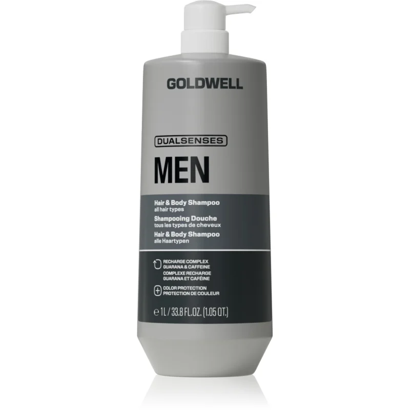 Goldwell Dualsenses Men Hair & Body Shampoo 2 in 1 gel de dus si sampon 1000 ml