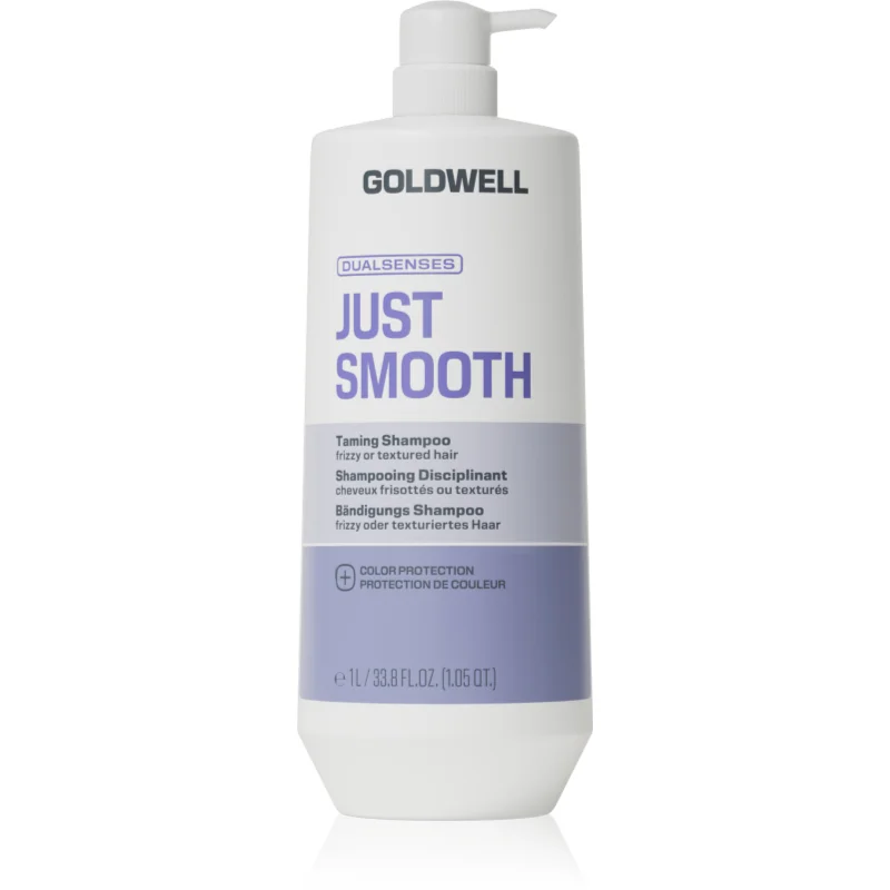 Goldwell Dualsenses Just Smooth Taming Shampoo sampon pentru indreptarea parului 1000 ml