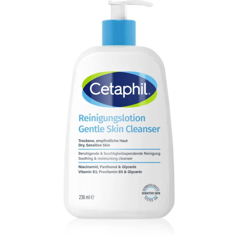 Cetaphil Gentle Skin Cleanser lapte pentru curatare pentru ten uscat și sensibil 236 ml