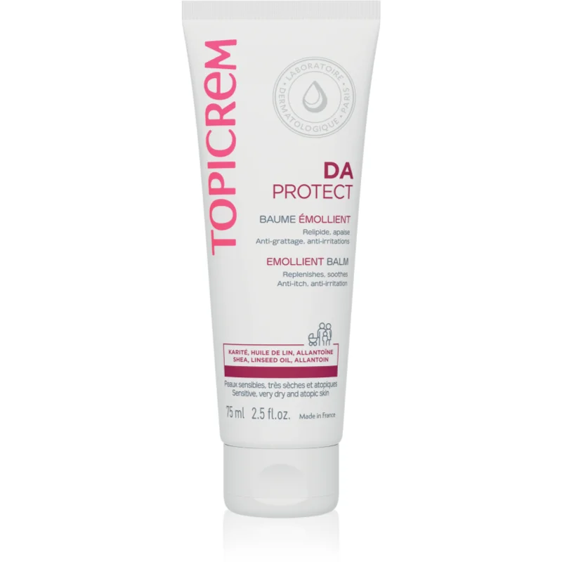 Topicrem AD Emollient Balm balsam loțiune de corp îngrijire pentru piele foarte sensibila sau cu dermatita atopica 75 ml