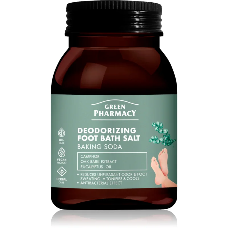 Green Pharmacy Foot Care Deodorizing Foot Bath Salt sare de baie pentru picioare 400 g