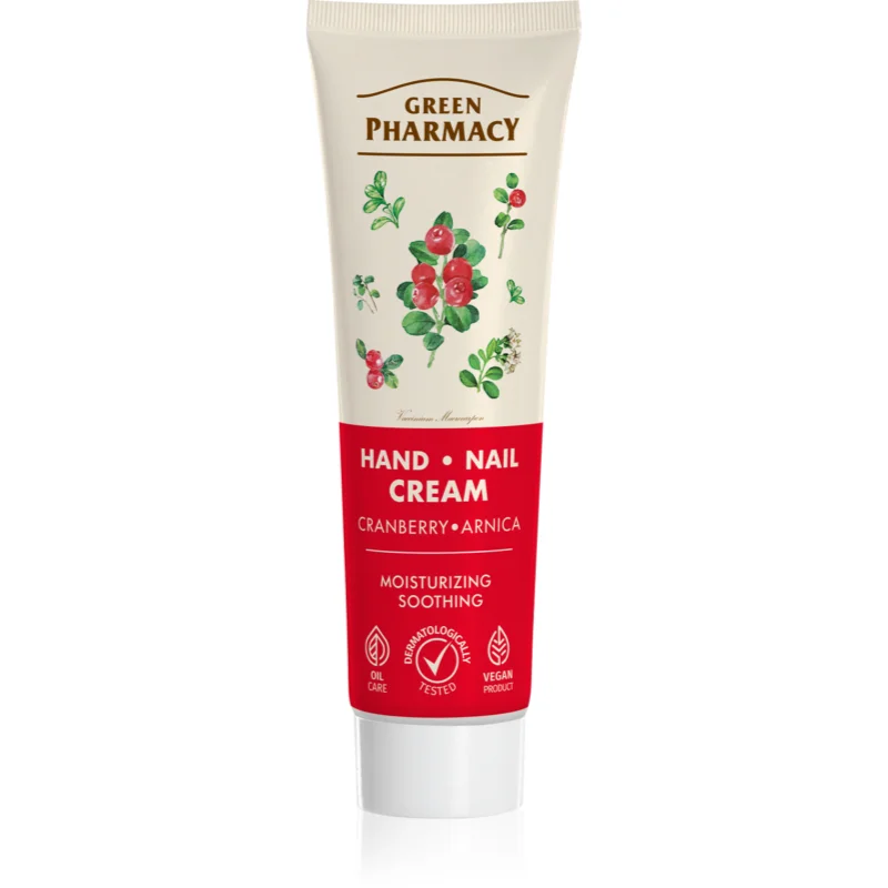 Green Pharmacy Cranberry & Arnica crema de maini hidratanta 100 ml