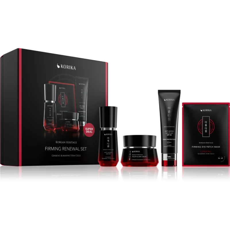 KORIKA Korean Heritage Firming Renewal Set set regenerator pentru un ten cu aspect întinerit