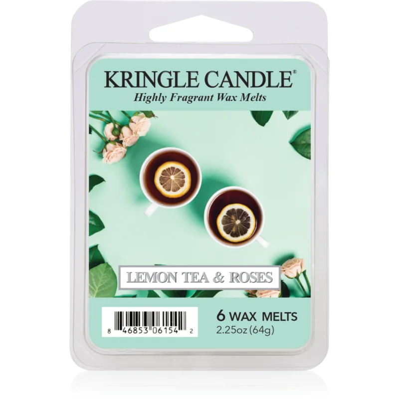Kringle Candle Lemon Tea & Roses ceară pentru aromatizator 64 g