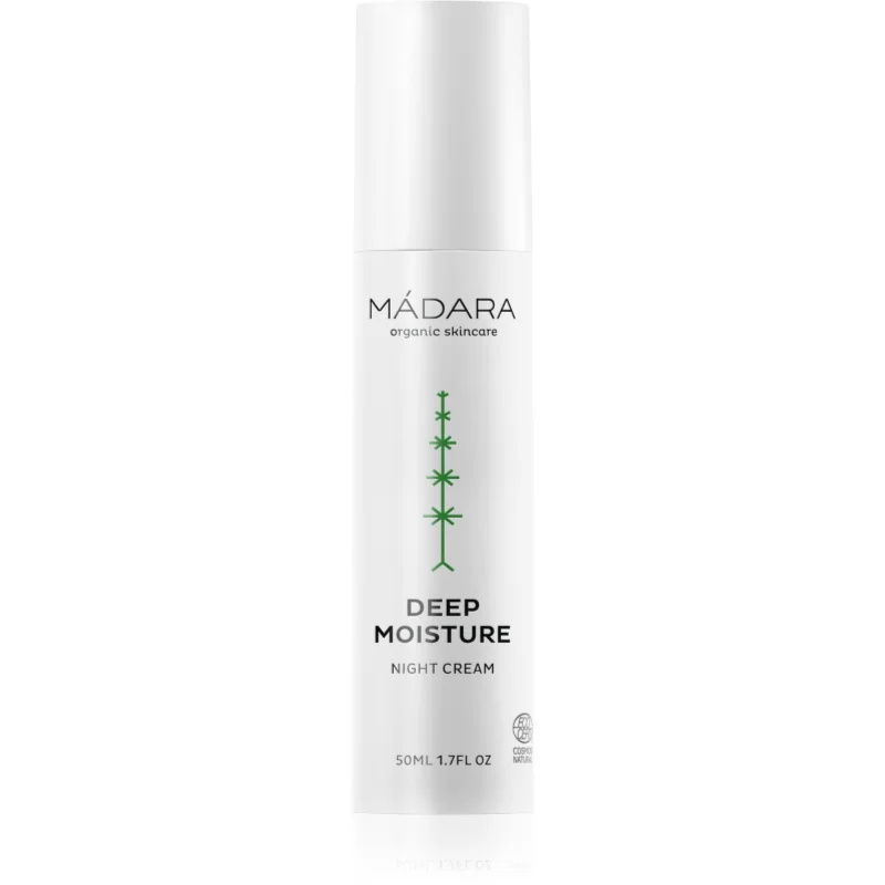 MÁDARA Deep Moisture crema de noapte pentru hidratare intensa 50 ml