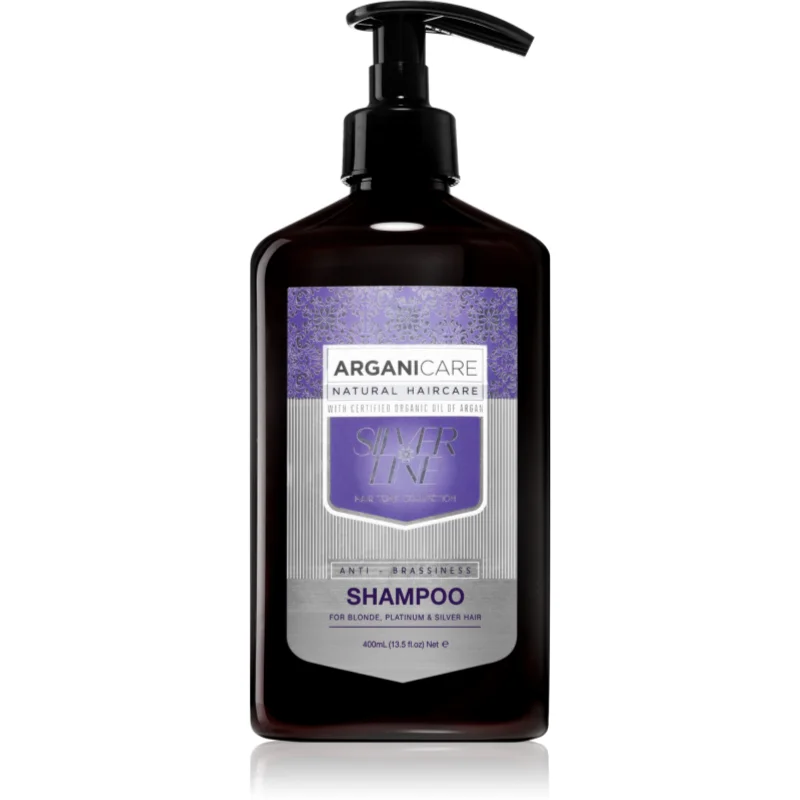 Arganicare Silver Shampoo șampon neutralizeaza tonurile de galben 400 ml