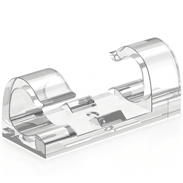 Organizator Cabluri CableCreation CT1001, Set 50 bucati, Transparent