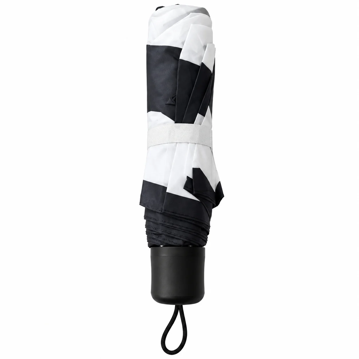 Umbrela pliabila pentru ploaie, 8 spite, diametru 97 cm, UMB062, Albastru / Alb