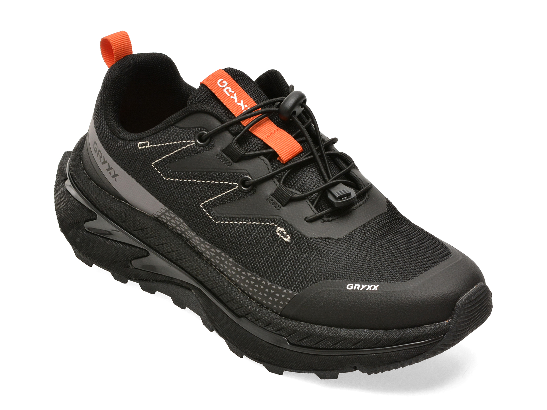 Pantofi sport GRYXX negri, 808, din material textil
