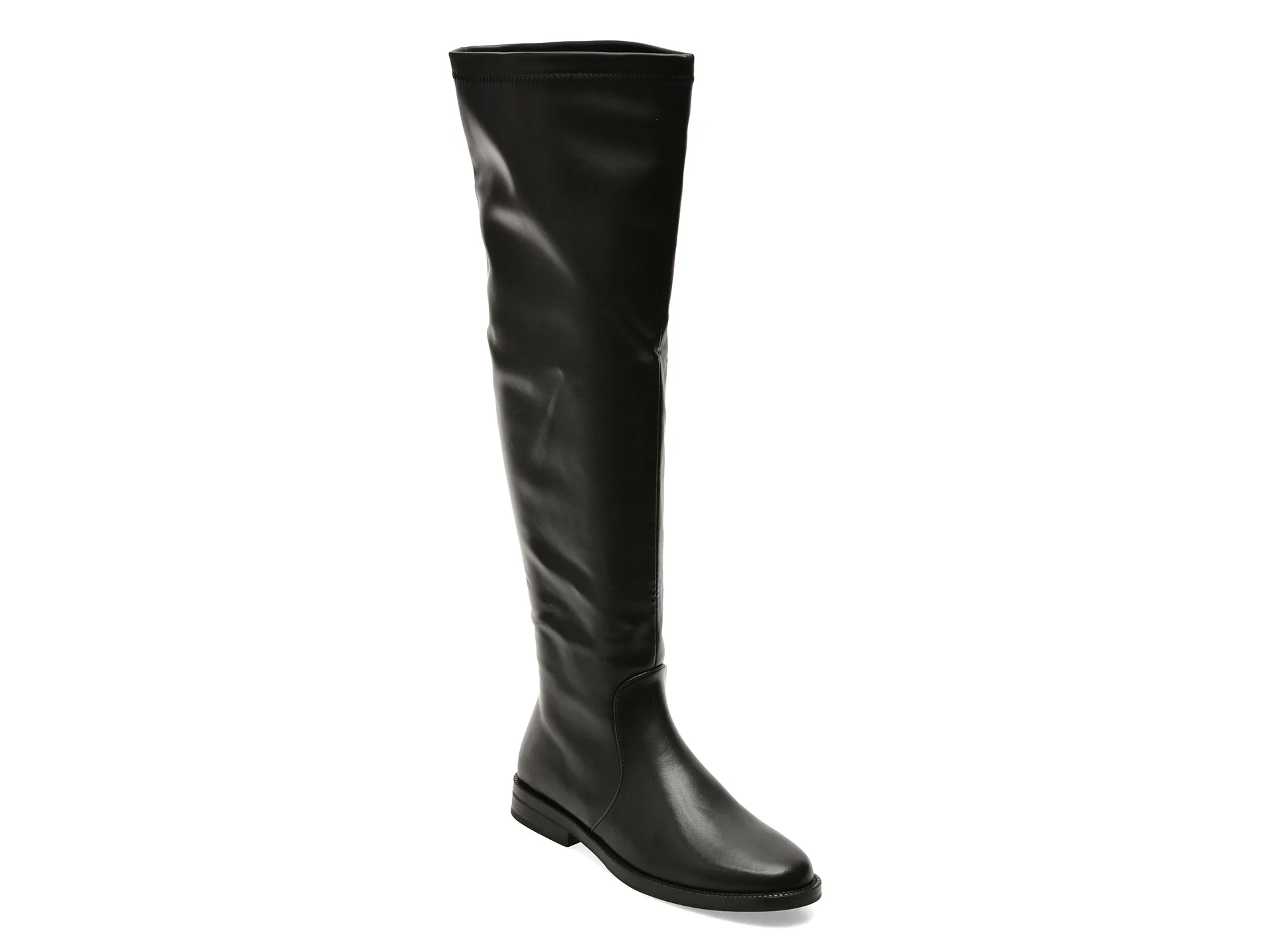 Cizme FLAVIA PASSINI negre, ATC492, din piele ecologica