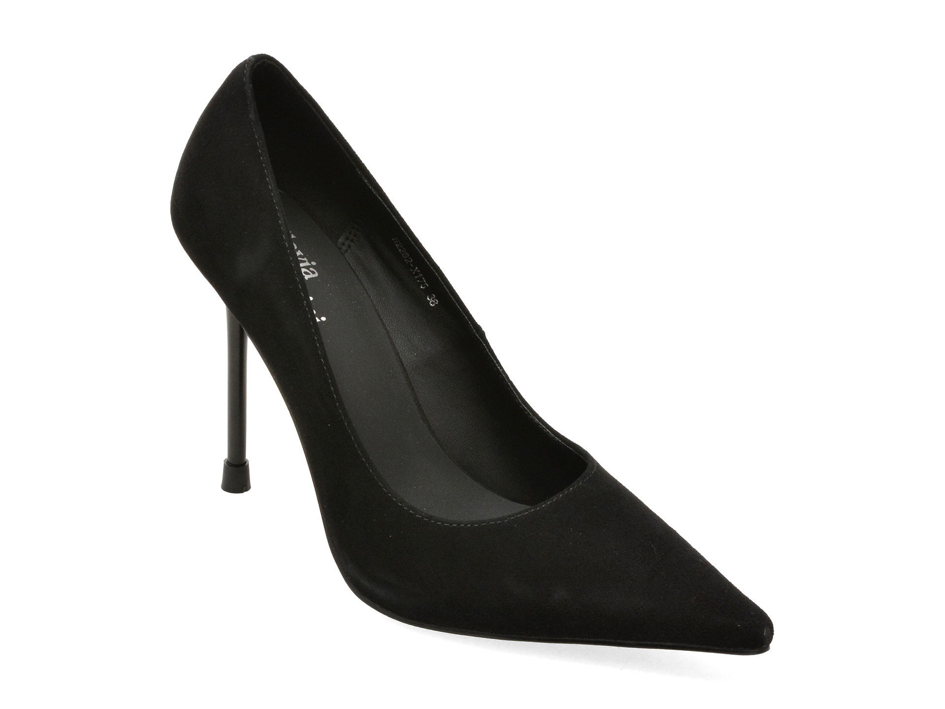 Pantofi eleganti FLAVIA PASSINI negri, 2282X, din piele intoarsa