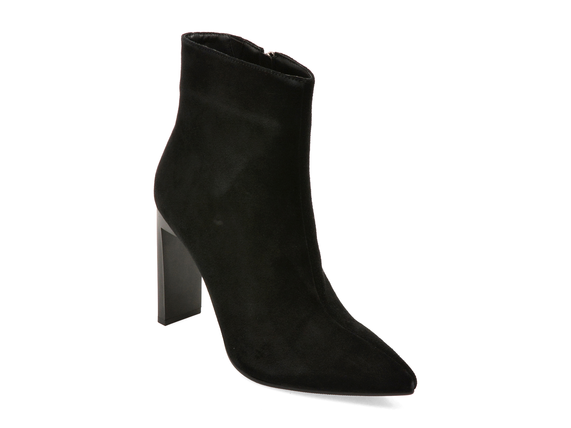 Botine elegante FLAVIA PASSINI negre, AC6391, din piele intoarsa