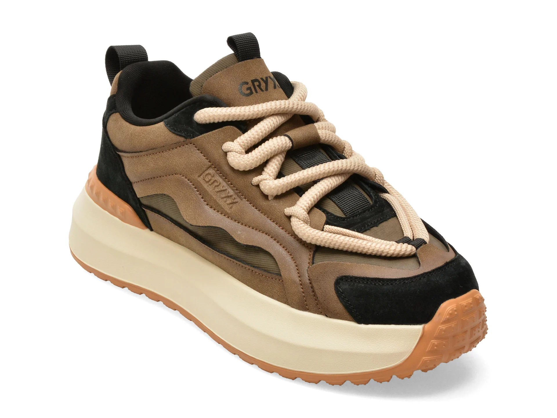 Pantofi sport GRYXX maro, 800, din piele ecologica