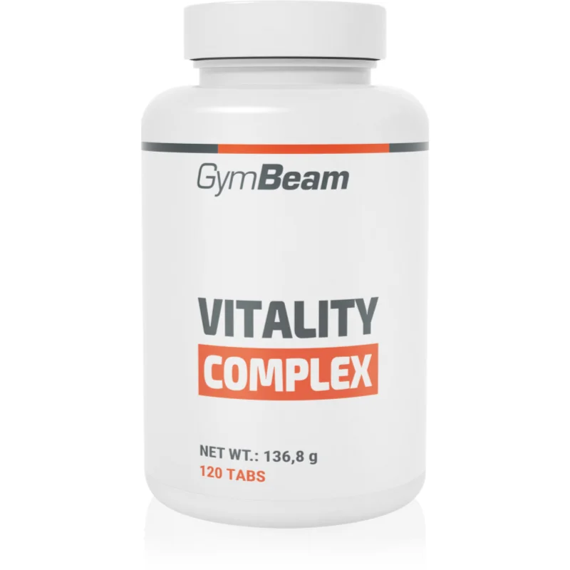 GymBeam Multivitamin Vitality Complex tablete cu complex de multivitamine 120 tbl
