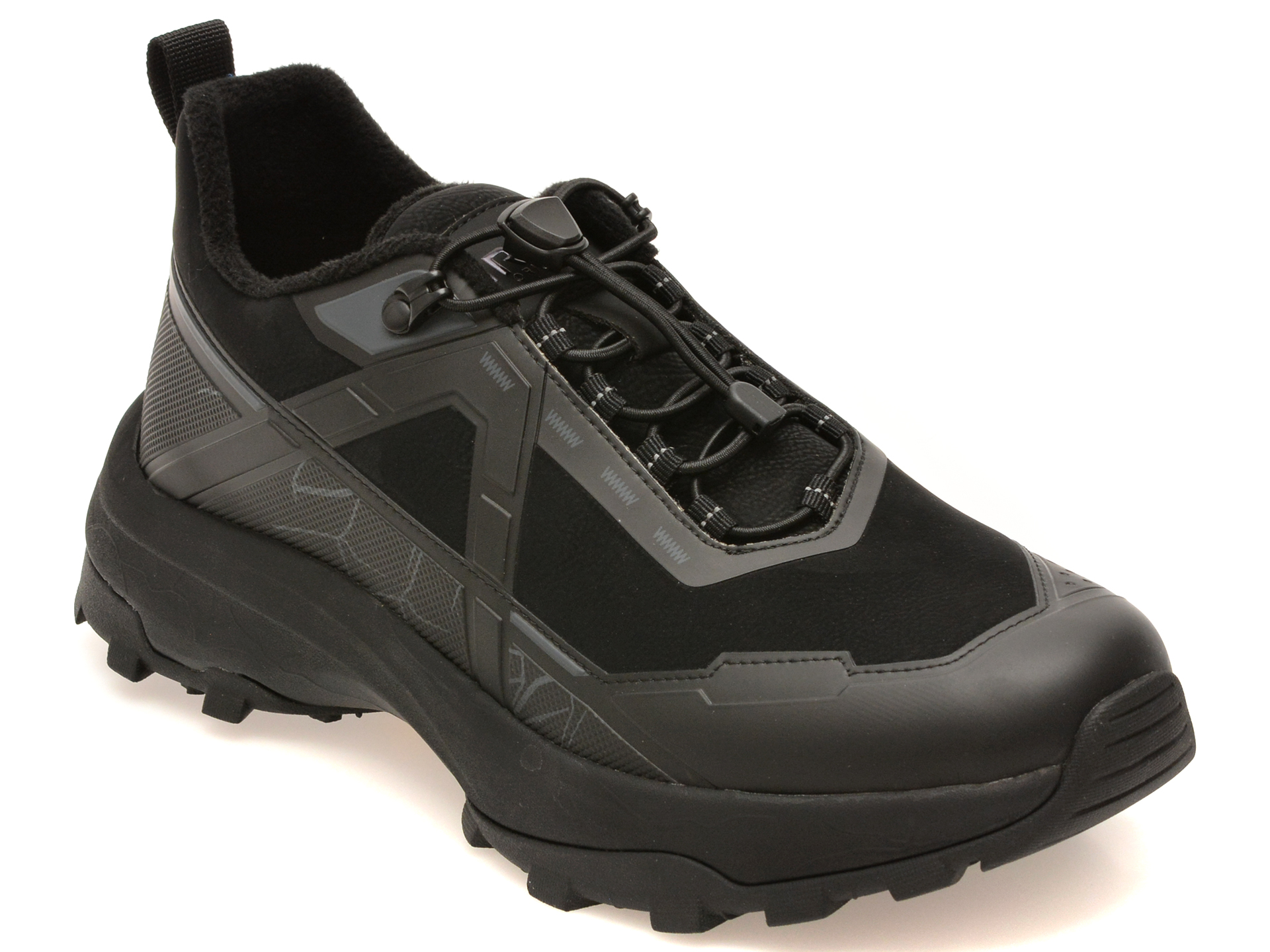 Ghete GRYXX negre, 32911, din piele ecologica