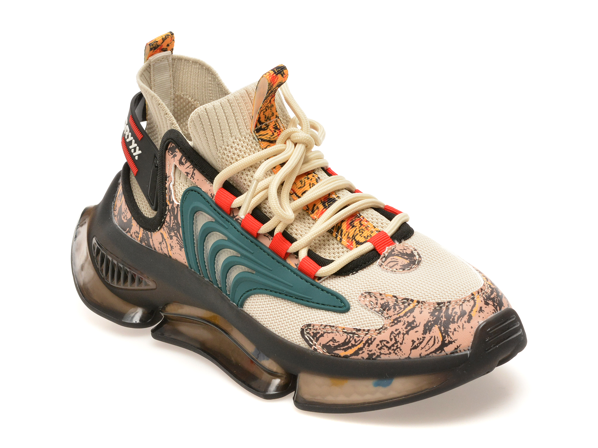 Pantofi sport GRYXX bej, 21016, din material textil