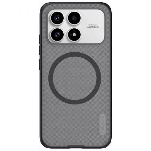 Husa MagSafe pentru Xiaomi Poco F8 Pro, Nillkin, Super Shield Pro, Neagra Transparenta