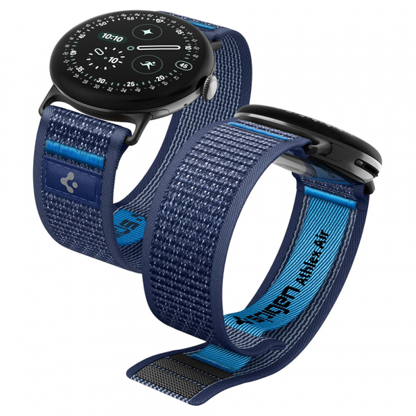 Curea Spigen Athlex Air 2 pentru Google Pixel Watch 45mm Series, Bleumarin AMP11748