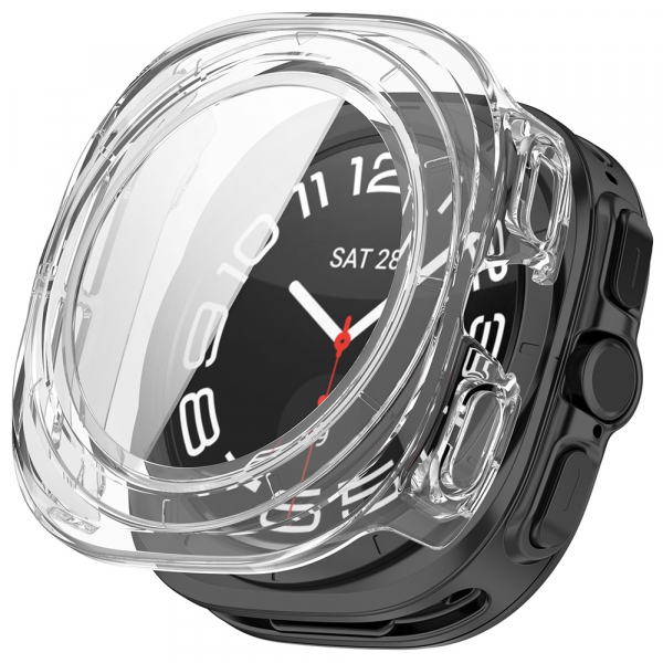 Husa pentru Samsung Galaxy Watch Ultra2, Techsuit, Defense360 Pro, Transparenta