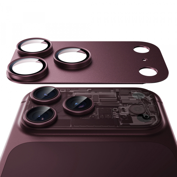 Folie de protectie Camera Spate ESR Armorite Pro pentru Apple iPhone 18 Pro, Sticla Securizata, Visinie Inchis