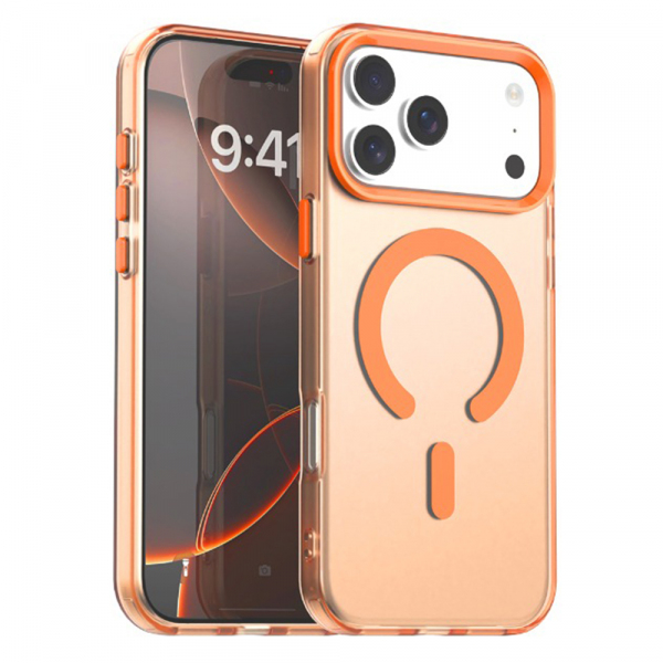 Husa MagSafe pentru Google Pixel 10a, Techsuit, CandyCase, Portocalie