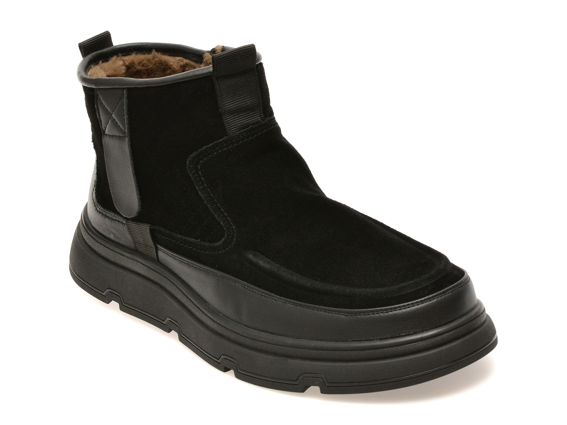 Ghete GRYXX negre, 807111, din piele naturala
