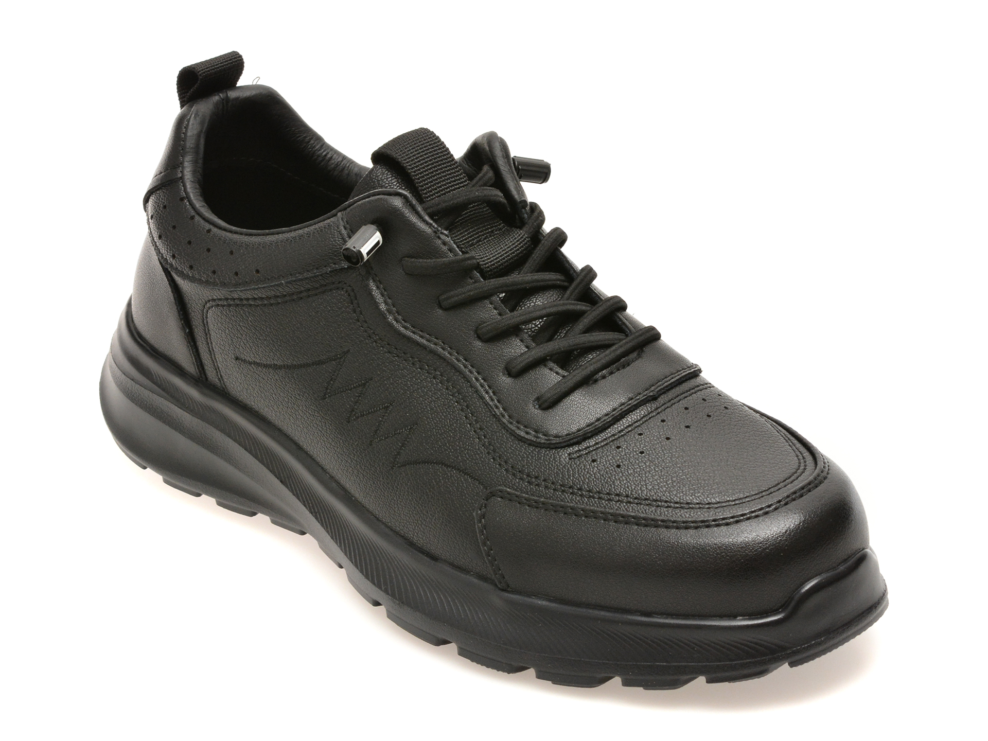 Pantofi sport BITE THE BULLET negri, 86509, din piele naturala