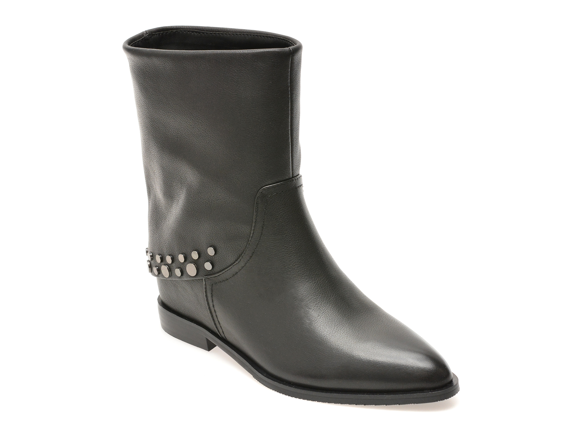 Botine EPICA negre, M1170B, din piele naturala