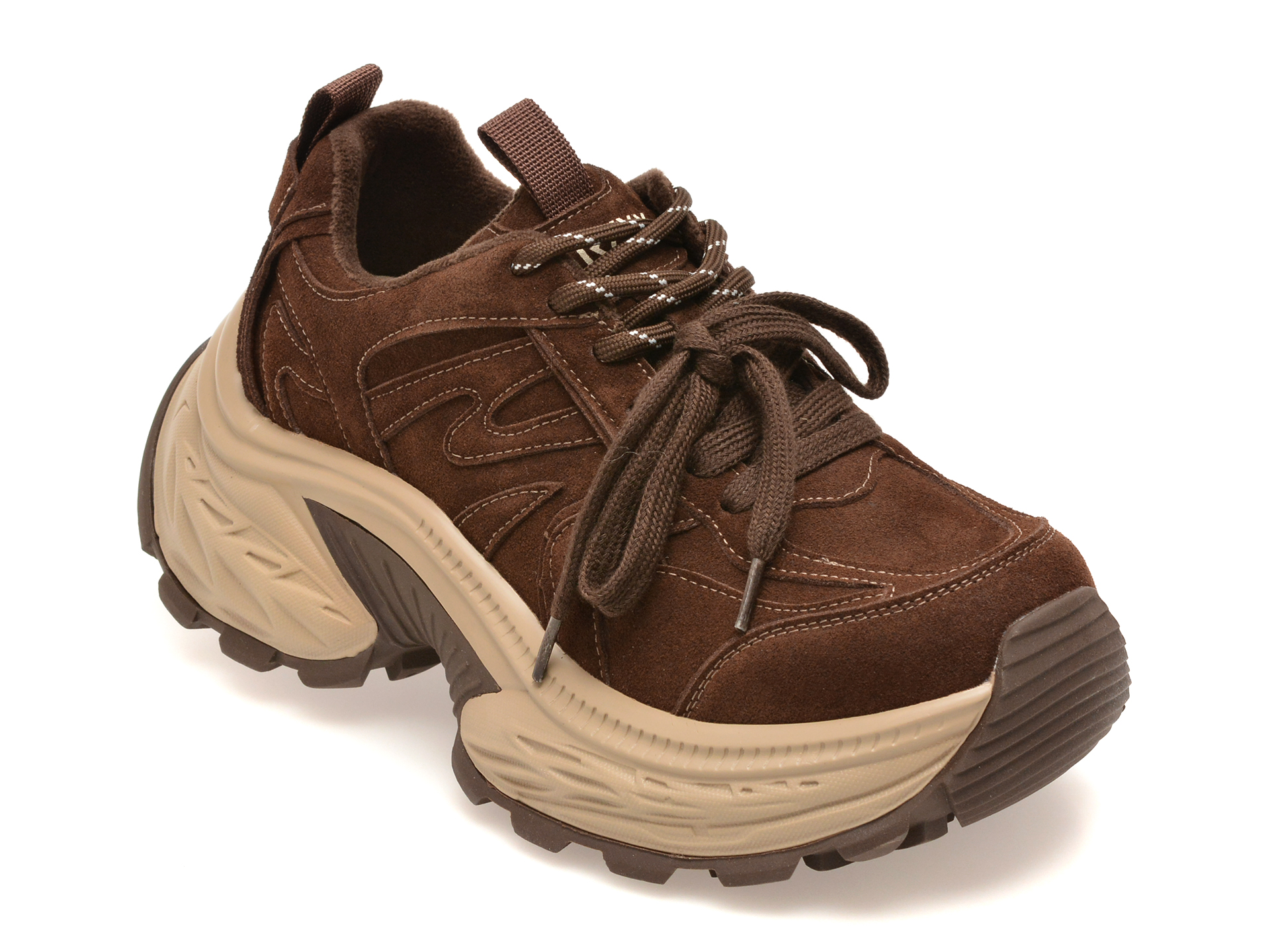 Pantofi sport GRYXX maro, 2290, din piele intoarsa
