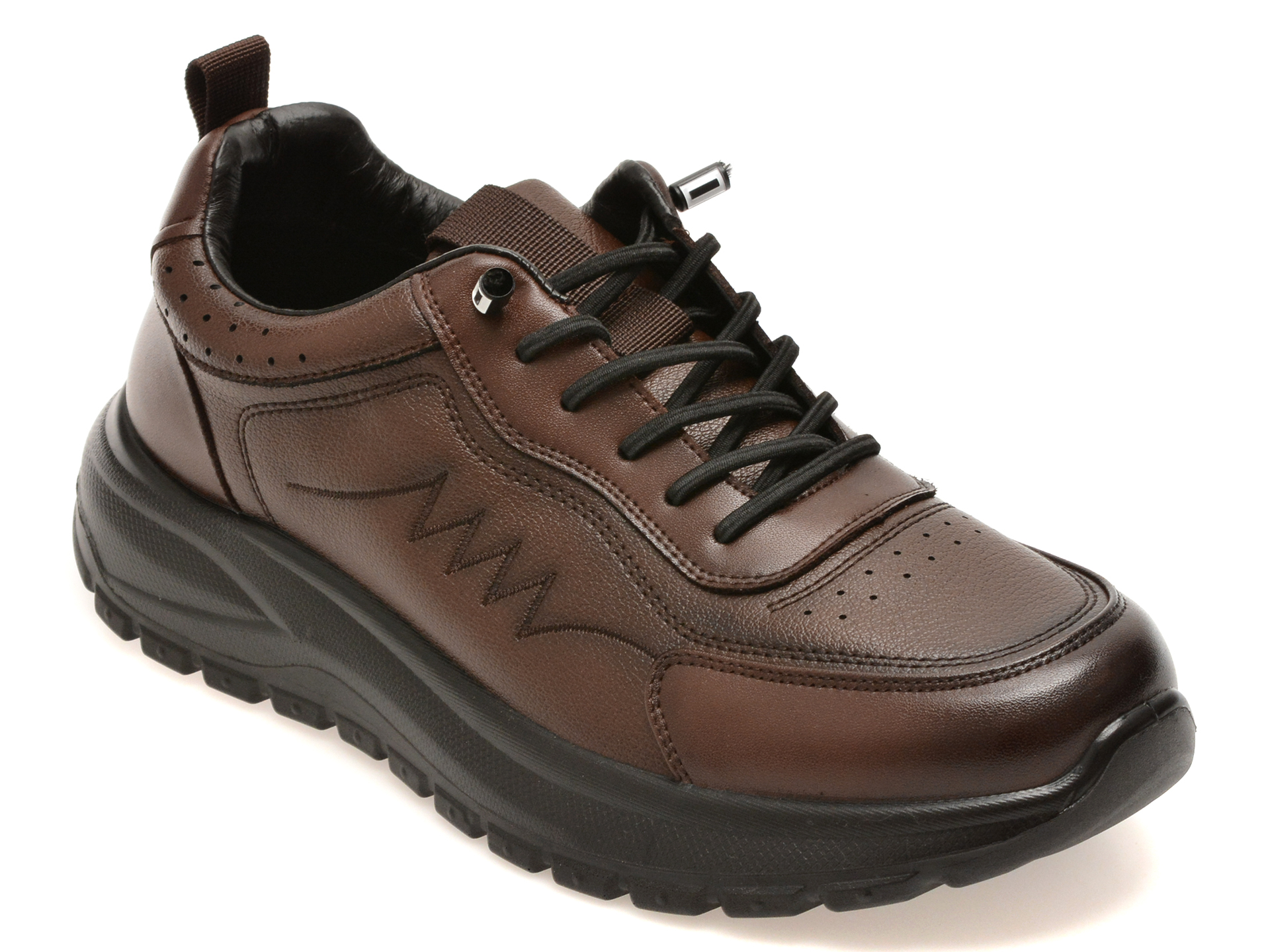 Pantofi sport BITE THE BULLET maro, 86706, din piele naturala