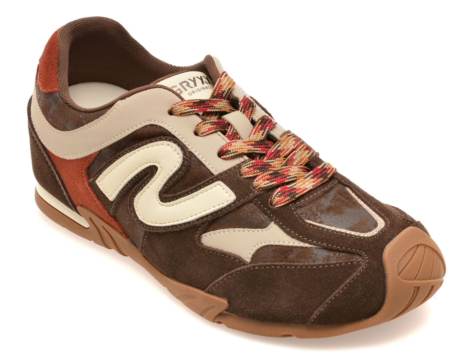 Pantofi sport GRYXX maro, 11761, din piele ecologica
