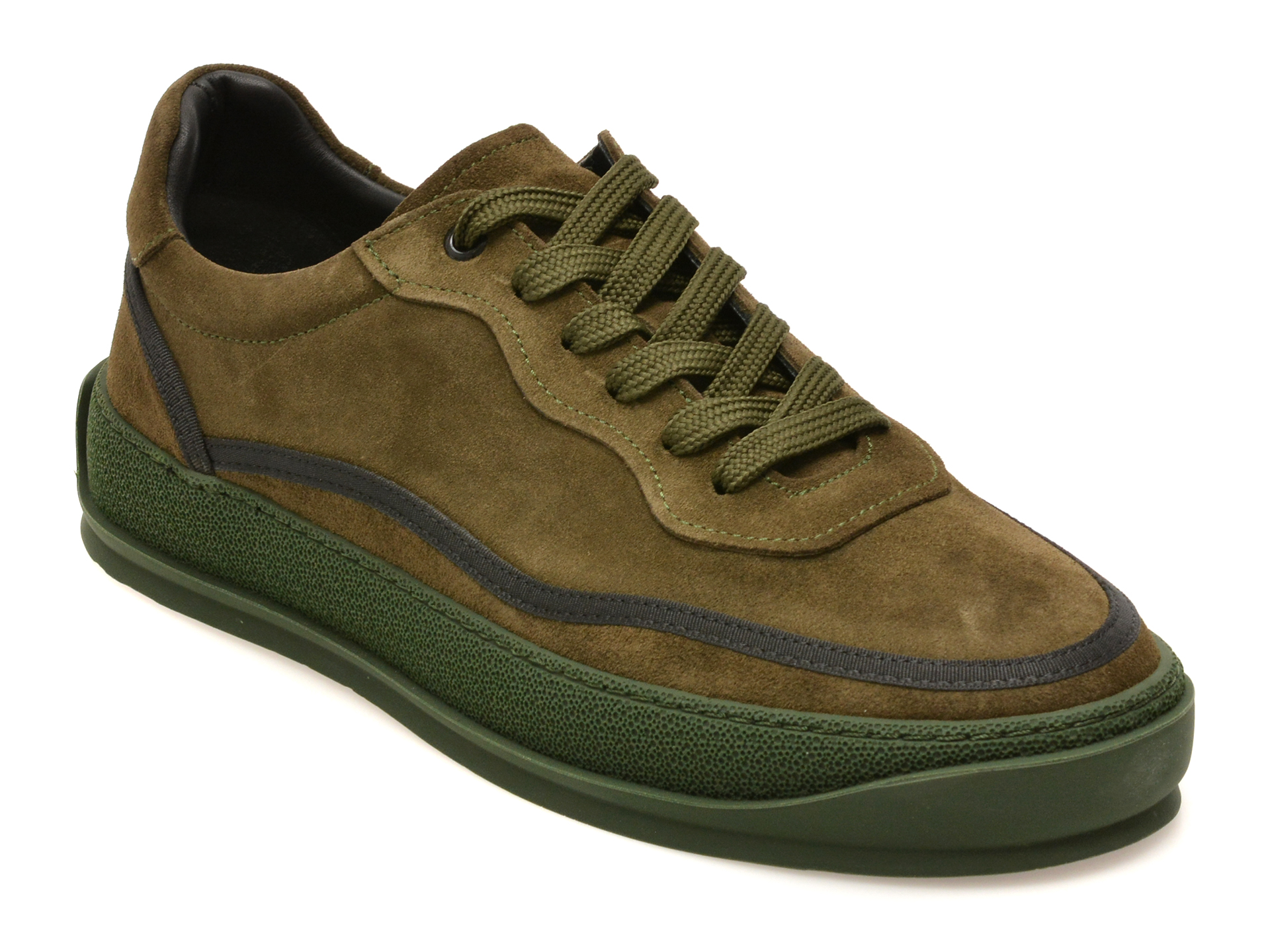 Pantofi GRYXX kaki, 17121, din piele intoarsa