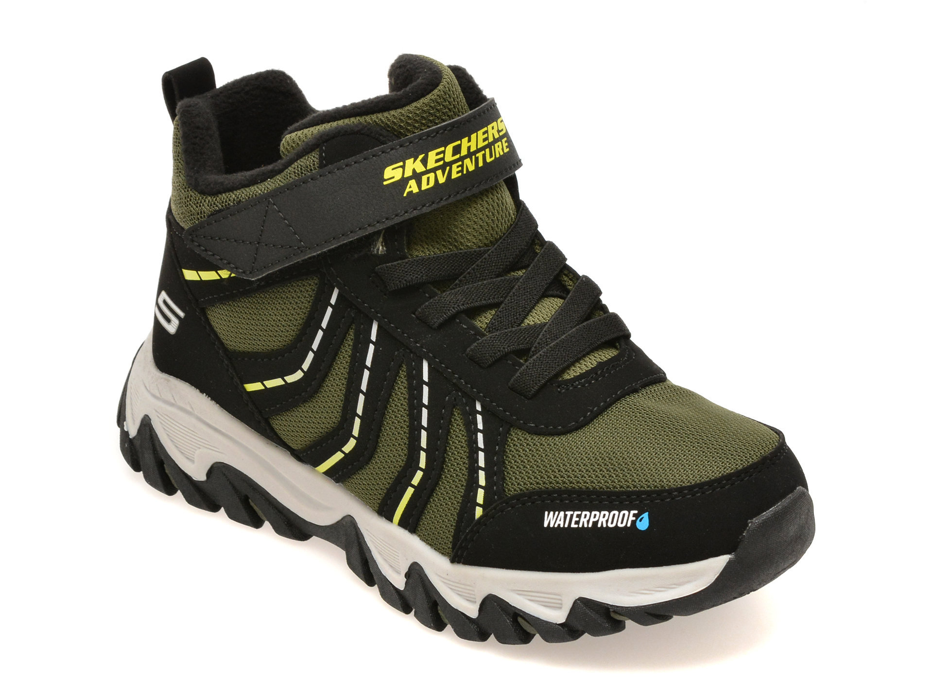Ghete SKECHERS negre, RUGGED RANGER, din material textil