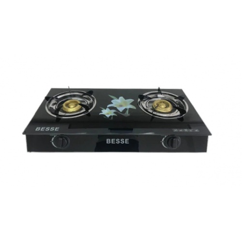 Aragaz Plita pe Gaz cu 2 Ochi, Sticla Termorezistenta, Design Compact, Campion CMP1654 - CMP1654