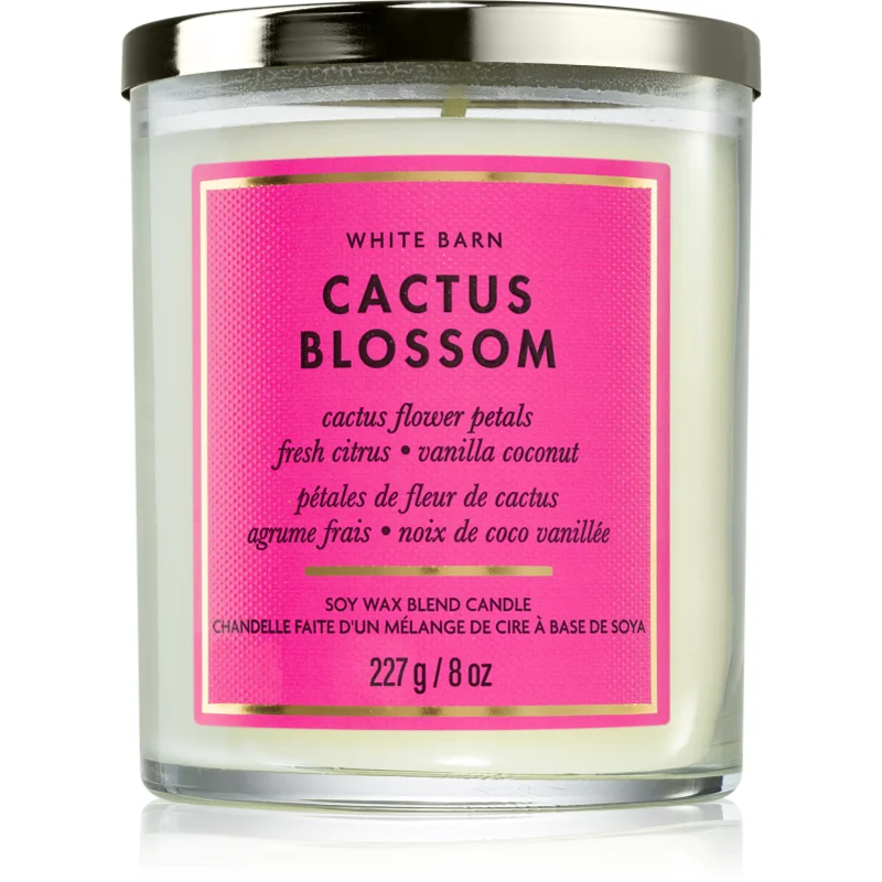 Bath & Body Works Cactus Blossom lumânare parfumată 227 g