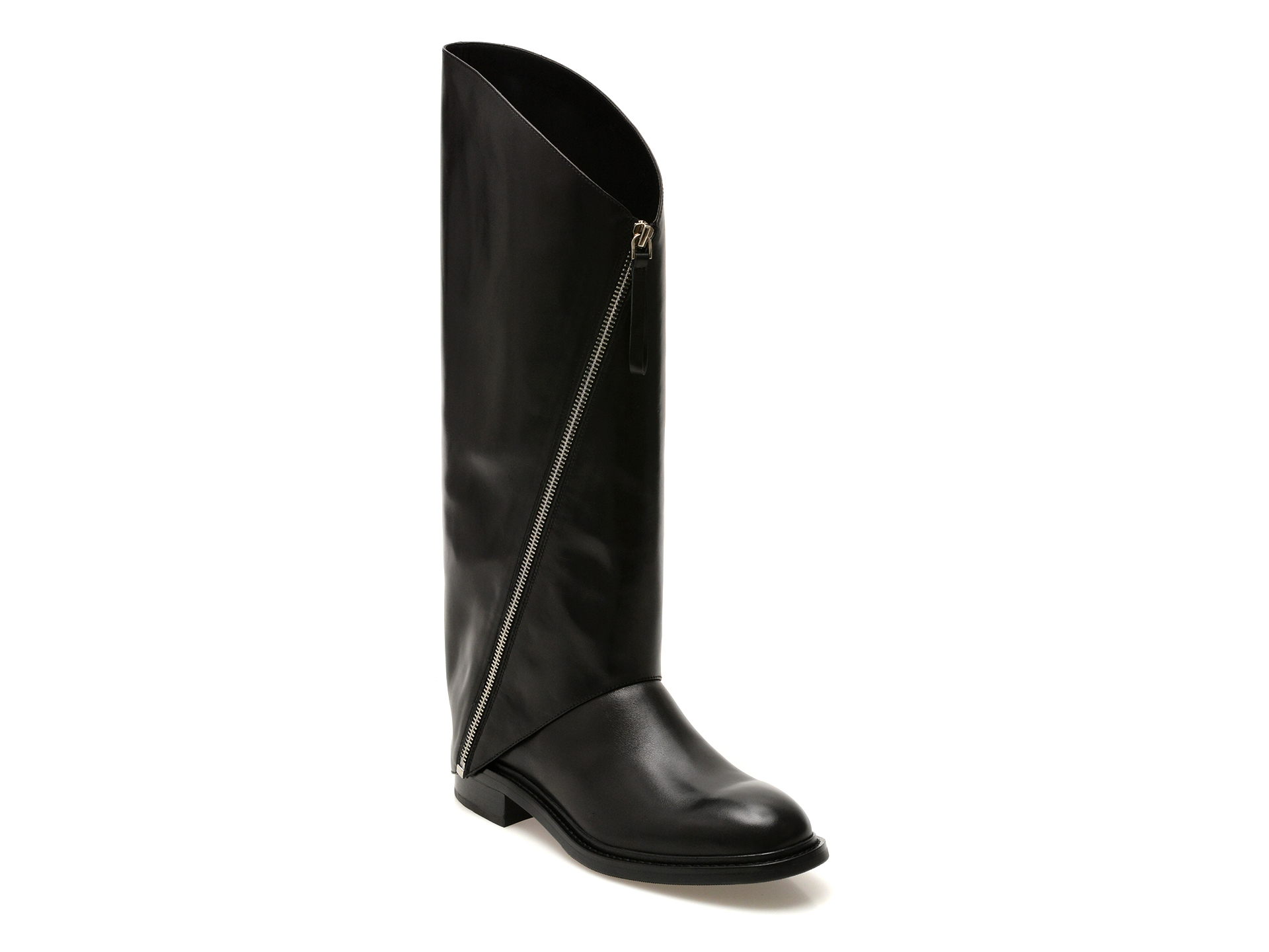 Cizme EPICA PREMIUM negre, 1723, din piele naturala