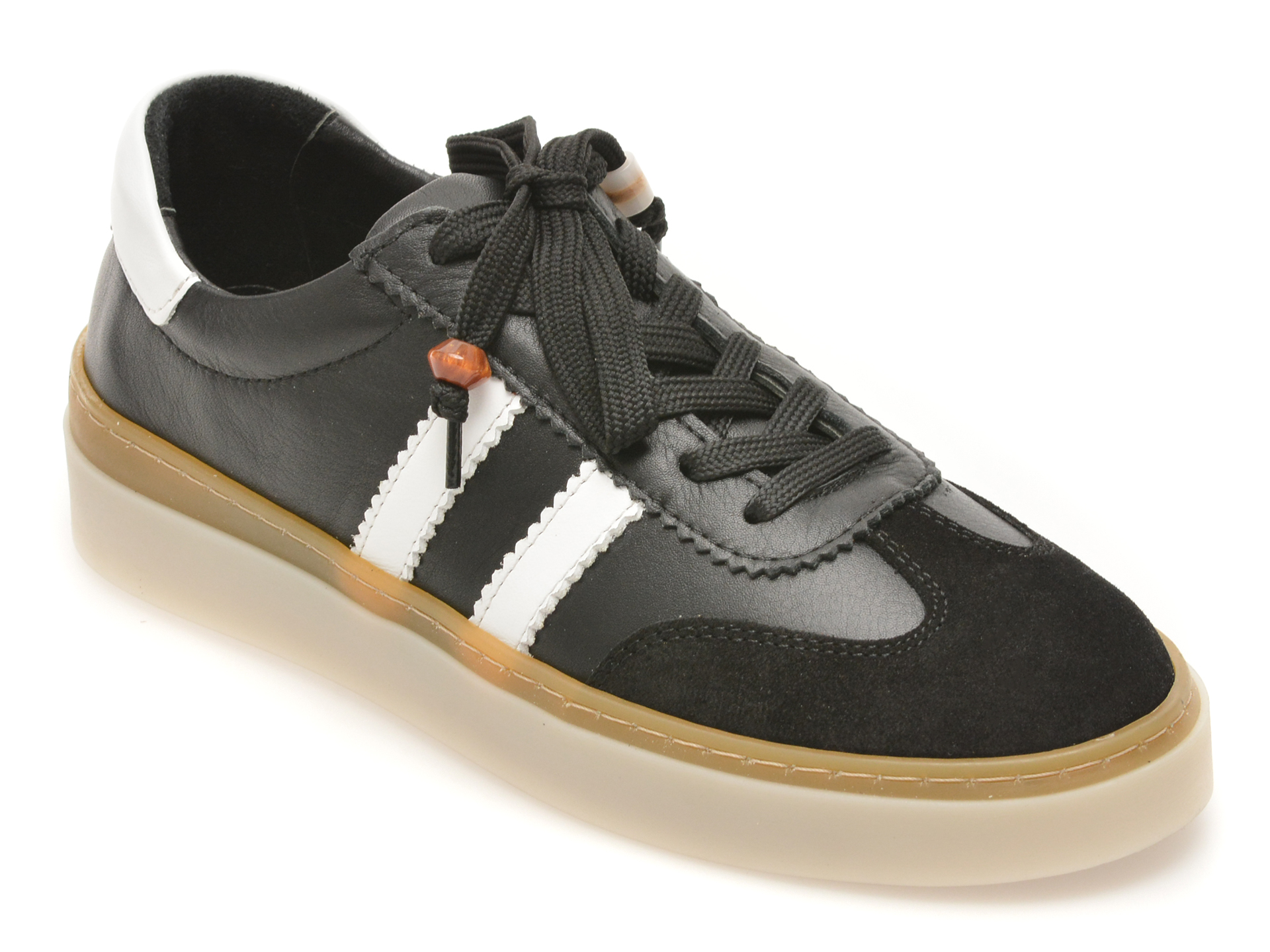 Pantofi sport FLAVIA PASSINI negri, BUL1454, din piele naturala