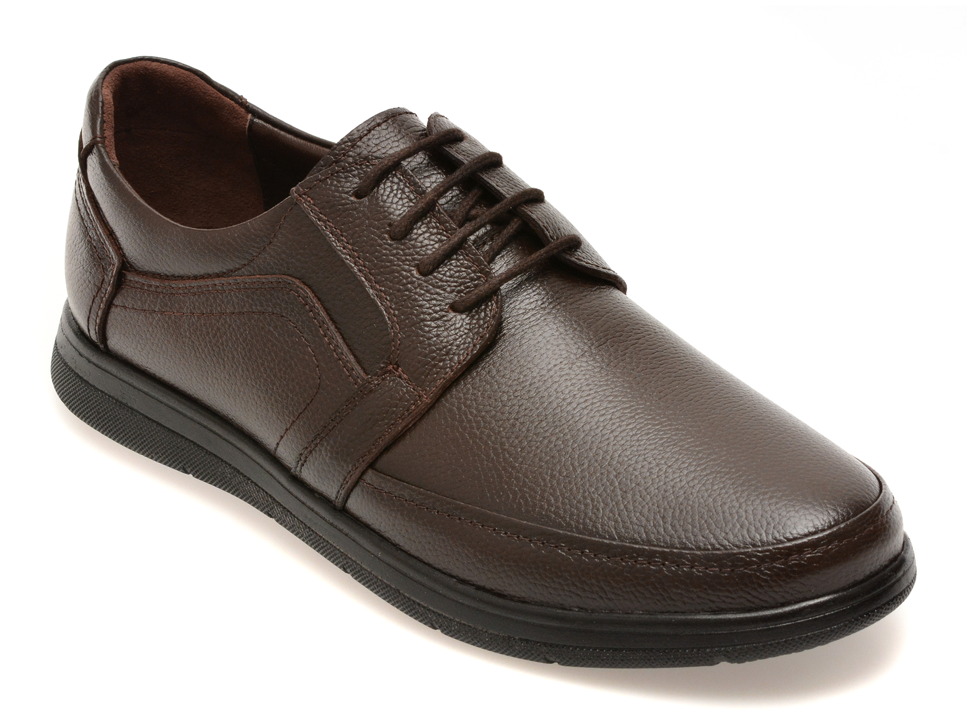 Pantofi BITE THE BULLET maro, BL901, din piele naturala