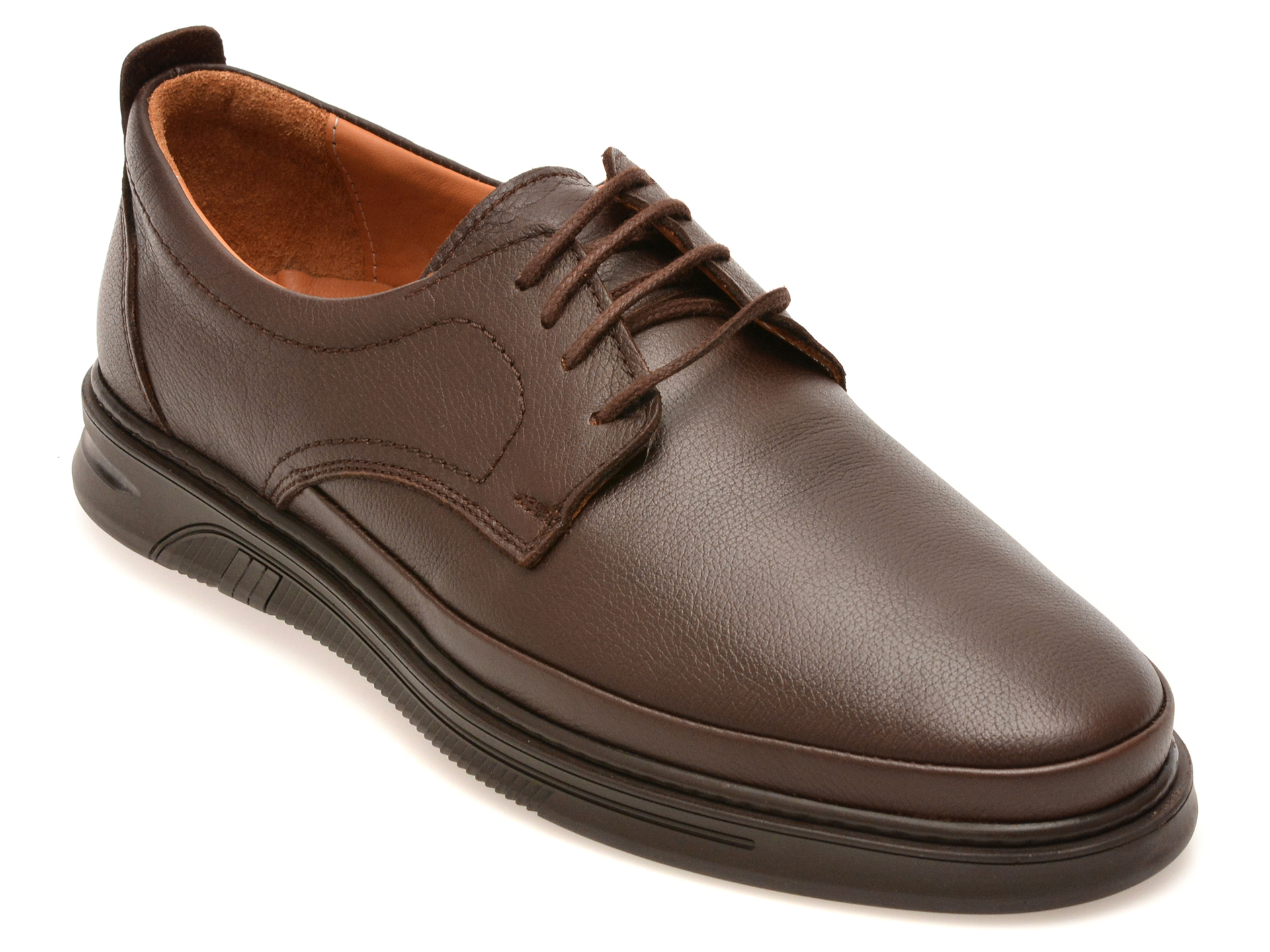 Pantofi OTTER maro, KC70998, din piele naturala
