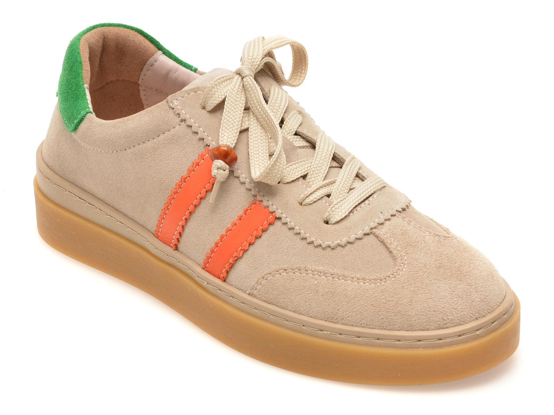 Pantofi sport FLAVIA PASSINI bej, BUL1454, din piele intoarsa