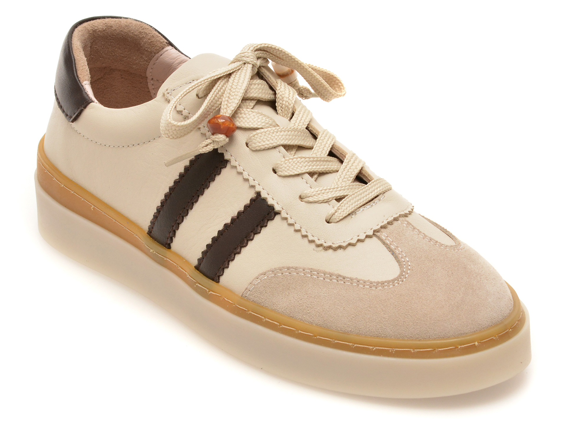 Pantofi sport FLAVIA PASSINI bej, BUL1454, din piele naturala