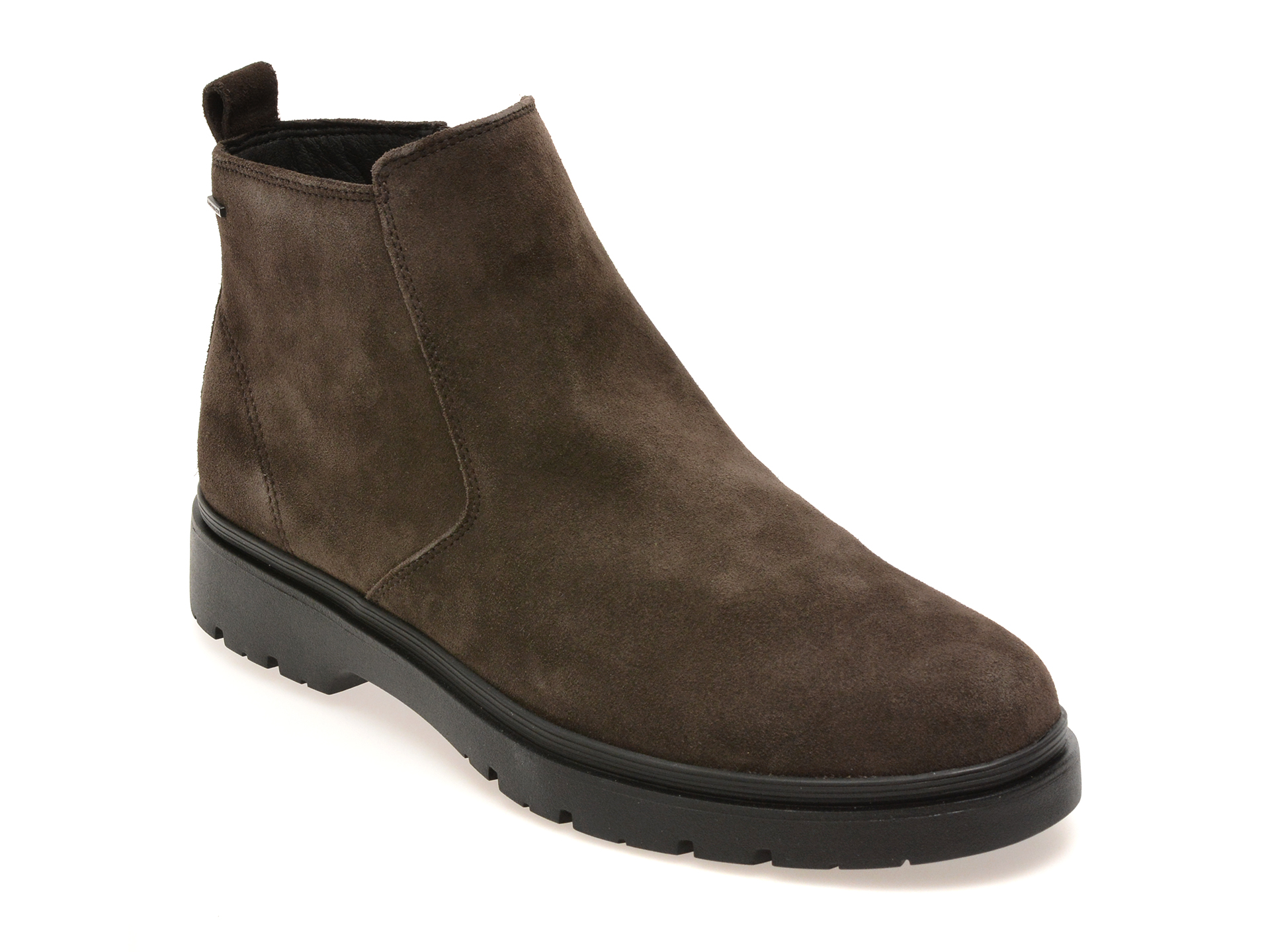 Ghete GEOX maro, U46HNC, din piele intoarsa