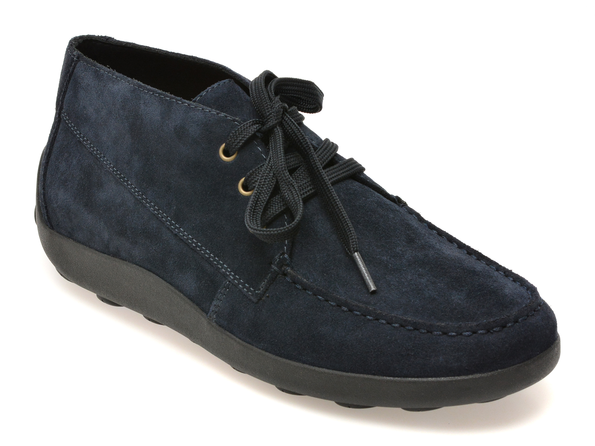Ghete GEOX bleumarin, U66HLA, din piele intoarsa