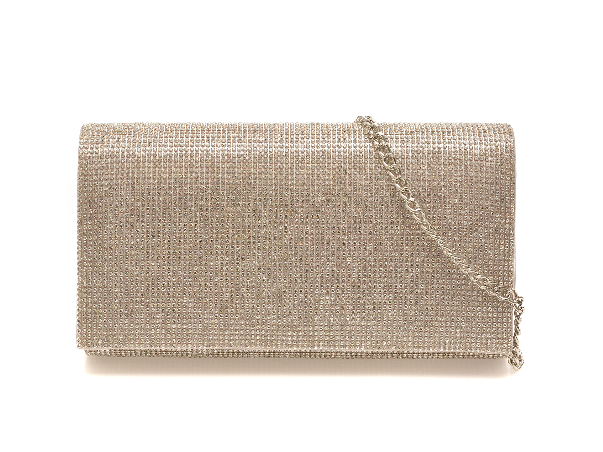 Geanta ALDO argintie, FAHARI 040, din material textil