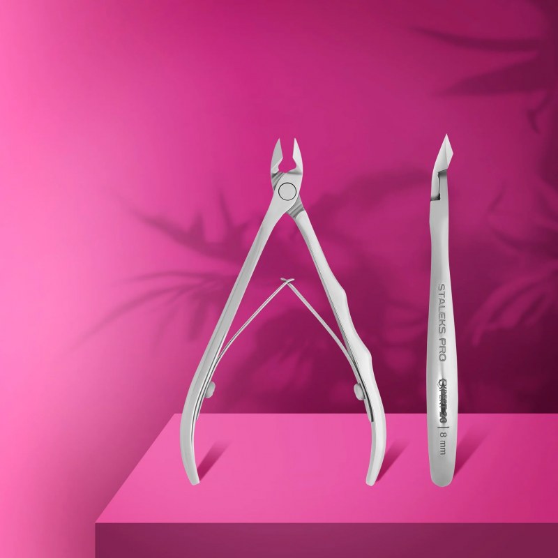 Cleste profesional Staleks Expert pentru cuticule NE-20-8
