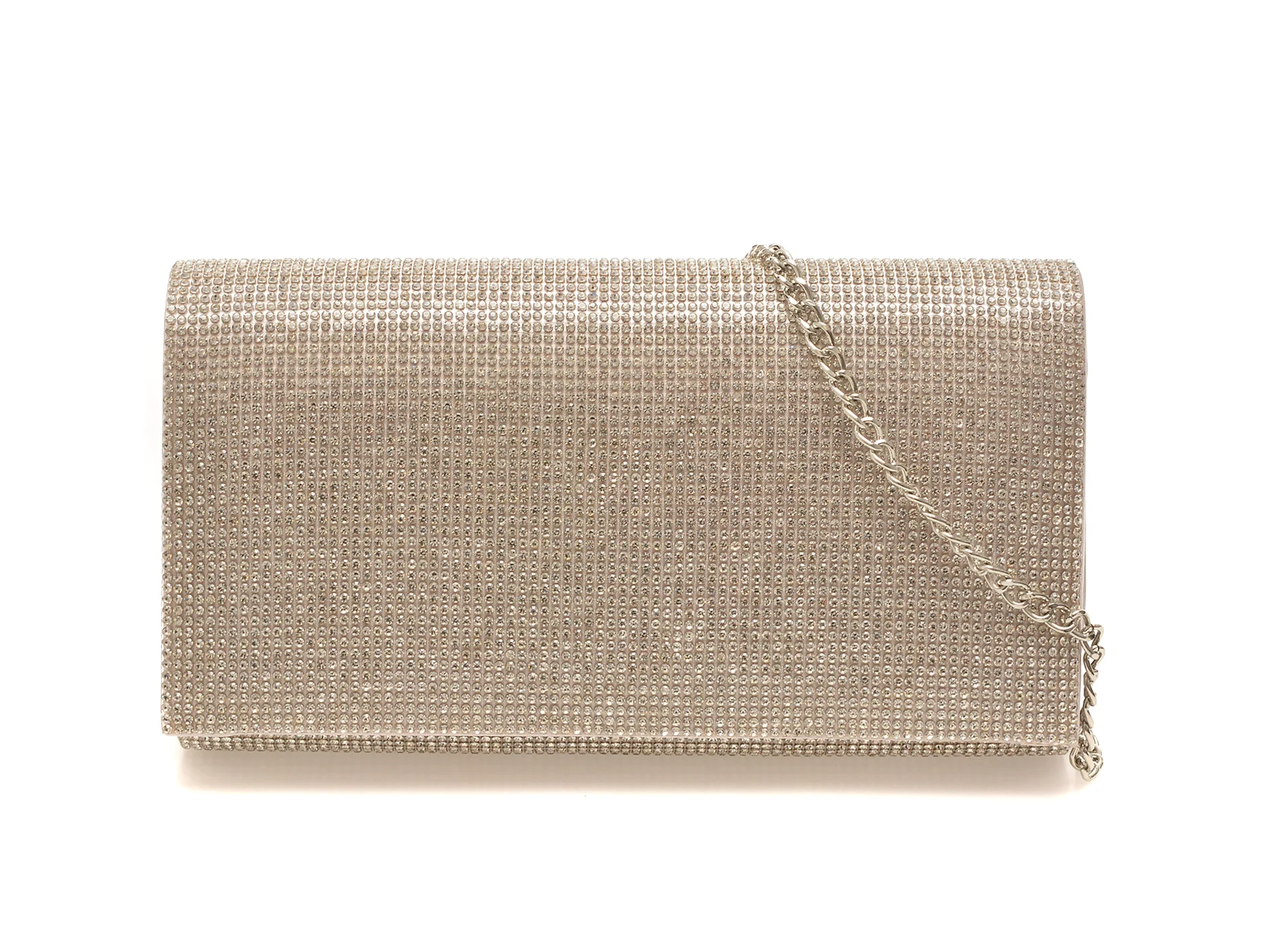 Geanta ALDO argintie, FAHARI 040, din material textil