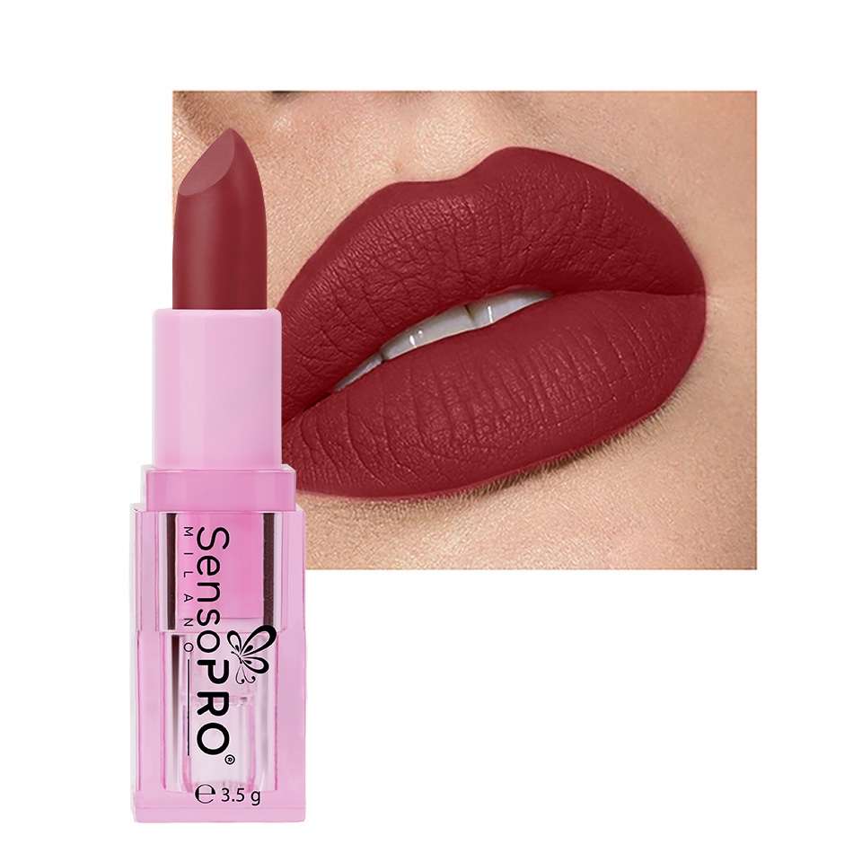 Ruj Mat SensoPRO Milano Matte Crush - Burgundy Kiss