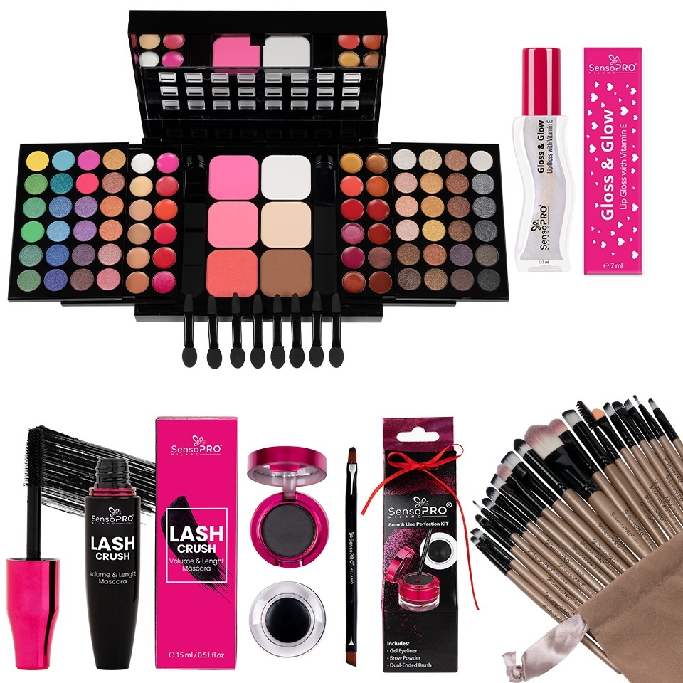 Set Machiaj In Love With Make-up SensoPRO Milano + CADOU