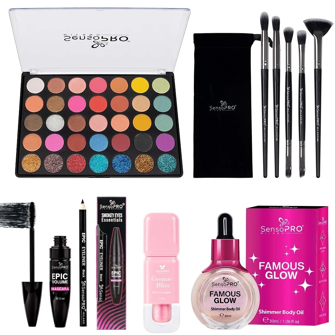 Set de machiaj Vivid Pop SensoPRO Milano + CADOURI